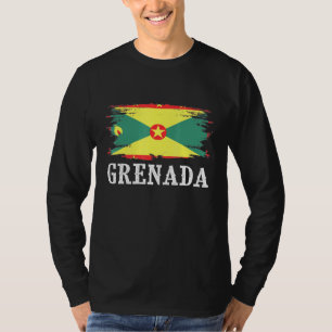 Vintage Grenada Flag I Love Grenada T-Shirt