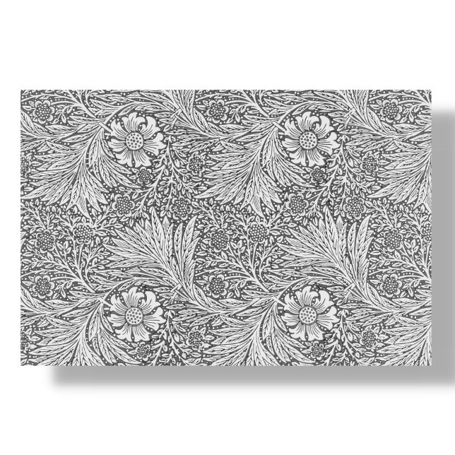 Vintage Grey Floral | Decoupage Tissue Paper (Creator Uploaded)
