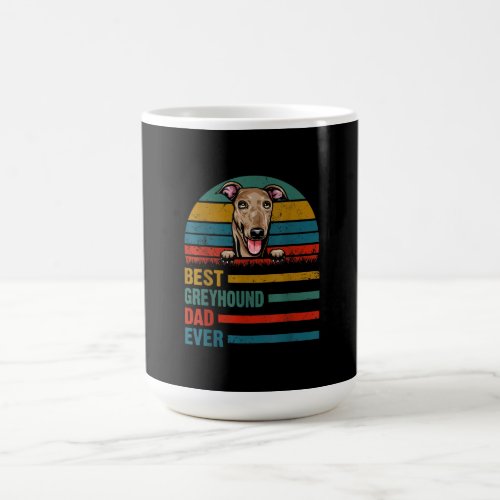 Vintage Greyhound Dog Lover Fathers Day Gifts Coffee Mug