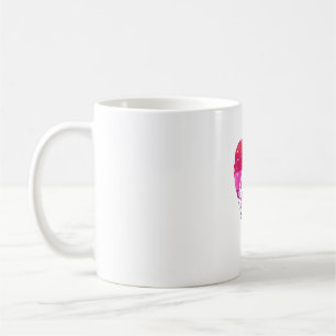 Vintage Greyhound Girl Valentines Day Gift Cute Coffee Mug
