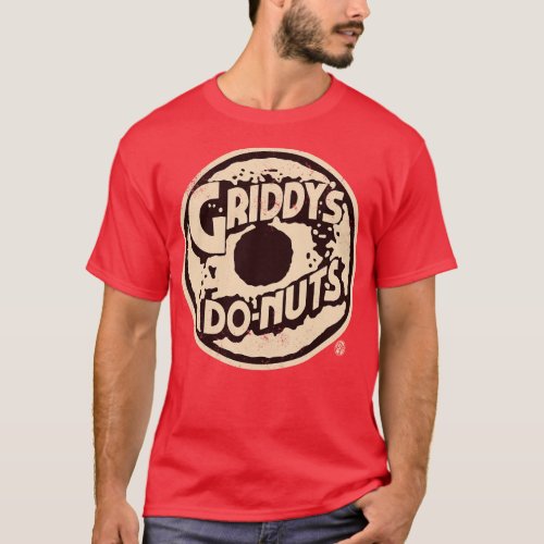 Vintage Griddys Doughnuts T_Shirt