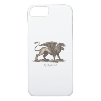 Vintage griffin (gryphus greiff) illustration.