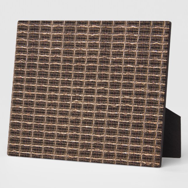 Vintage grill cloth plaque (Side)