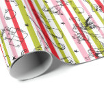 Vintage Grinch Christmas Stipe Pattern Wrapping Paper<br><div class="desc">The holidays will not be complete without Grinch!  HOW Grinch STOLE CHRISTMAS is a classic story of a town called Who-ville and how the Christmas spirit can melt even the coldest of hearts.</div>