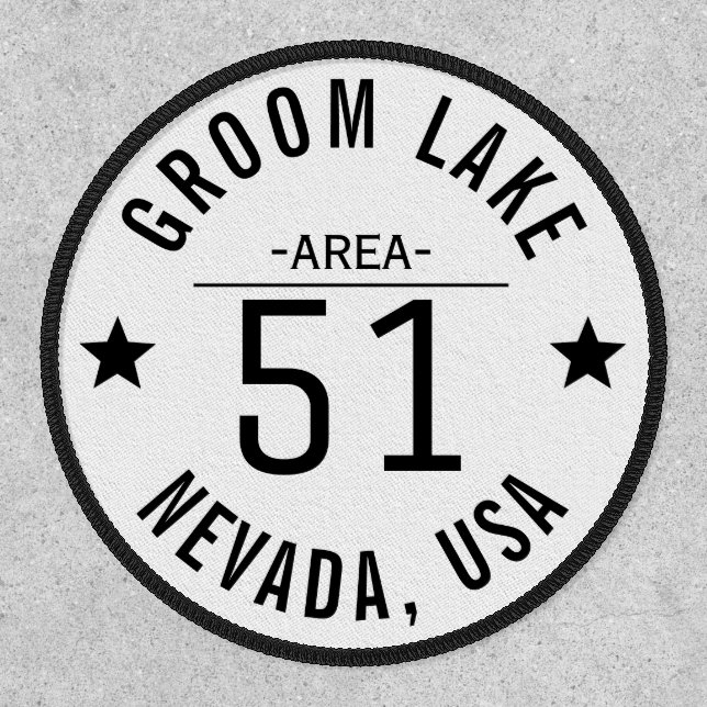 Vintage Groom Lake Area 51 Patch (Front)
