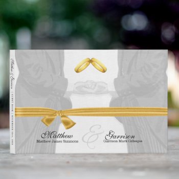 Vintage Grooms Wedding Day Guest Book by PersonalExpressions at Zazzle
