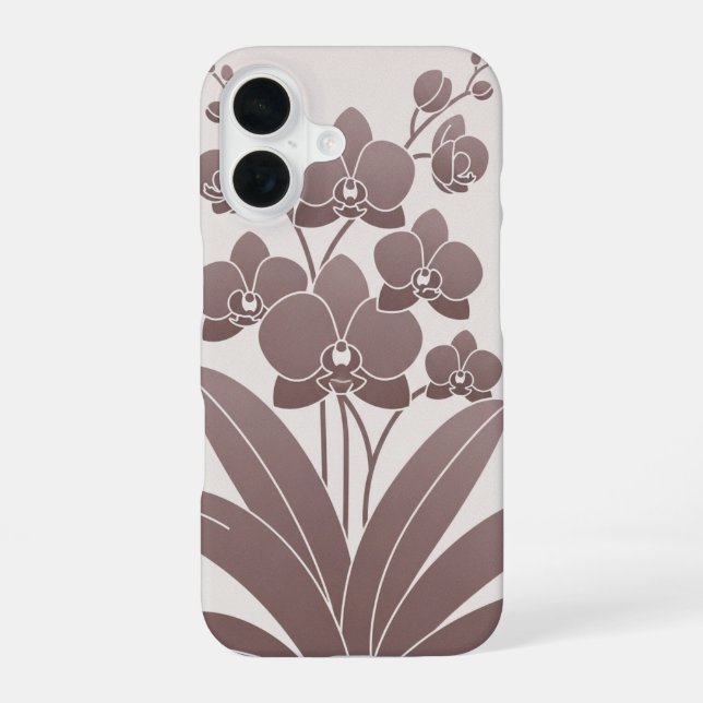 Vintage Grouped Orchids iPhone Case (Back)