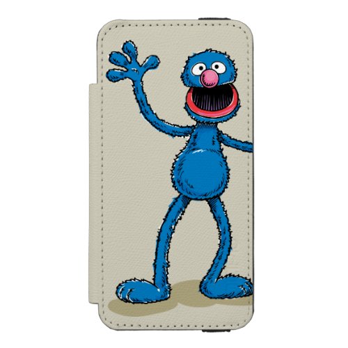 Vintage Grover  Add Your Name Wallet Case For iPhone SE55s