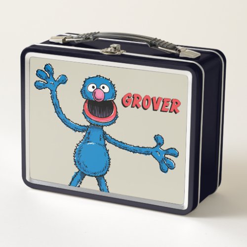 Vintage Grover Metal Lunch Box