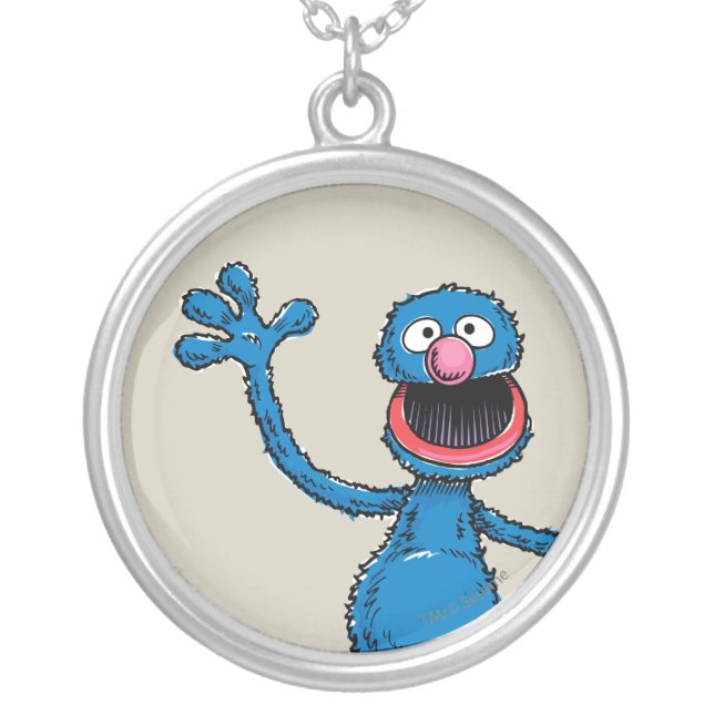 Vintage Grover Silver Plated Necklace (Front)