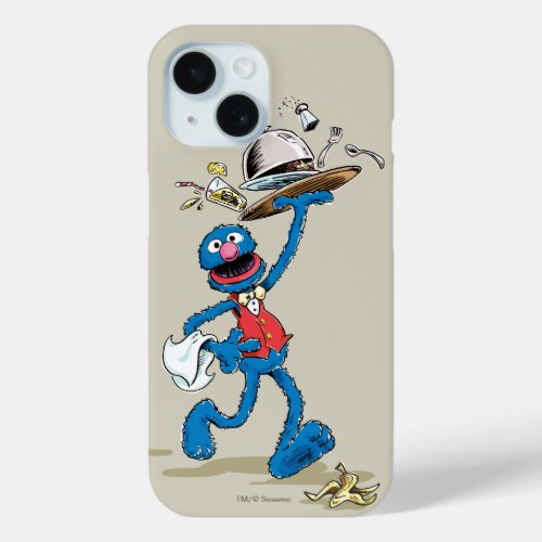 Vintage Grover the Waiter iPhone 15 Case