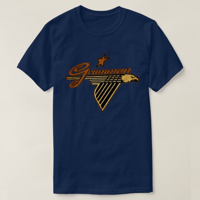 Vintage Grumman Aircraft T-Shirt (Design Front)