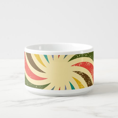 Vintage Grunge Abstract Cleanable Background Bowl