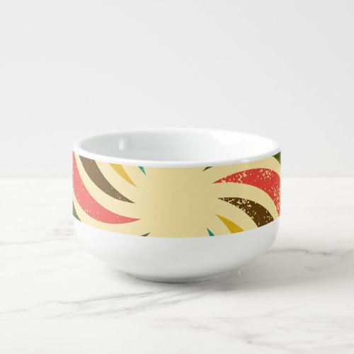 Vintage Grunge Abstract Cleanable Background Soup Mug