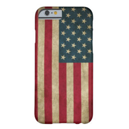 Vintage Grunge American Flag Barely There iPhone 6 Case