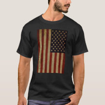 Vintage Grunge American Flag Men's