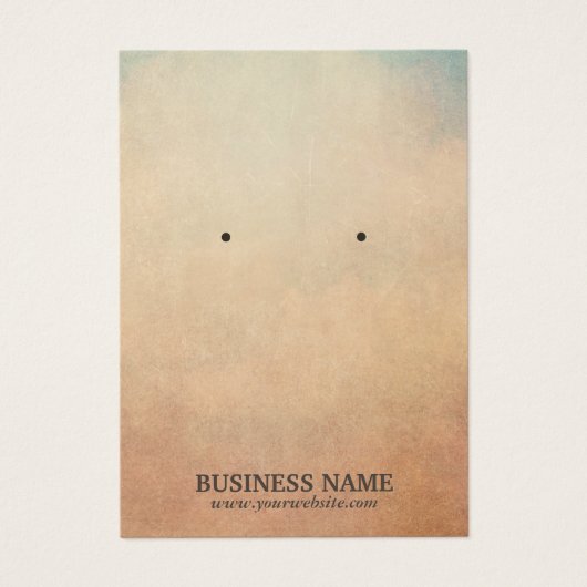 Vintage Grunge Background Earring Holder (Front)