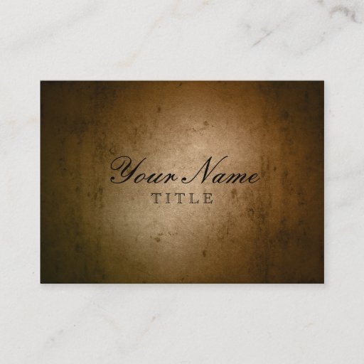 Customizable Vintage Grunge Business Card
