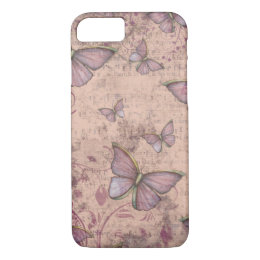 Vintage Grunge Butterflies iPhone 7 case