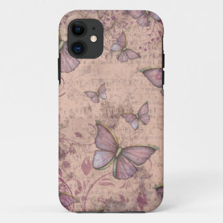 Vintage Grunge Butterflies iPhone Case