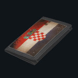 Vintage Grunge Croatia Flag Tri-fold Wallet<br><div class="desc">Vintage Grunge Croatia Flag Design---Digital manipulated.</div>