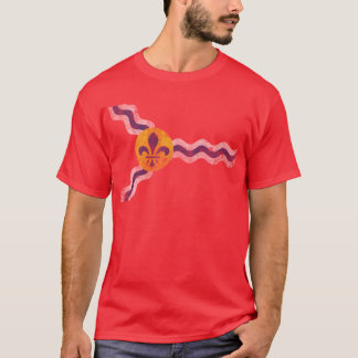 Vintage Grunge Flag of St Louis Missouri T-Shirt