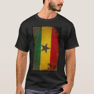 Vintage Grunge Ghana Flag T-Shirt