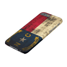 Vintage Grunge North Carolina Flag Barely There iPhone 6 Case