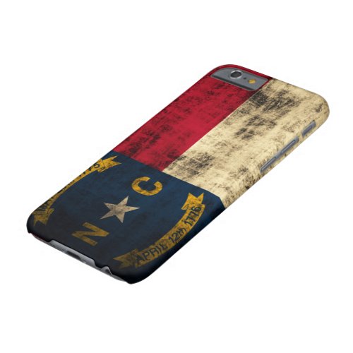 Vintage Grunge North Carolina Flag Barely There iPhone 6 Case