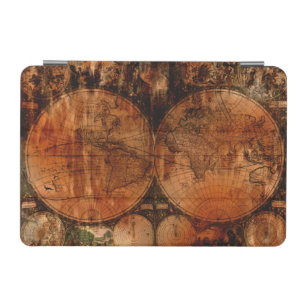 Vintage Grunge Old World Map iPad Mini Cover