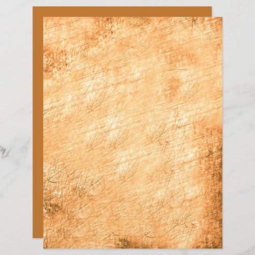 Vintage Grunge Pastel Orange Scribble Art 