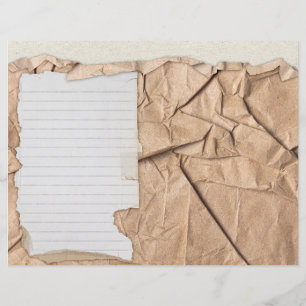 Vintage Grunge Ripped Edge Scrapbook Journal Paper