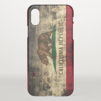 Vintage Grunge State Flag of California Republic iPhone X Case