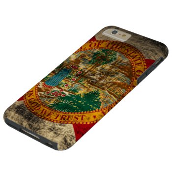 Vintage Grunge State Flag Of Florida Tough Iphone 6 Plus Case by clonecire at Zazzle