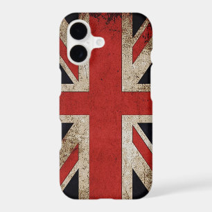 Vintage Grunge UK Flag iPhone 17 Case