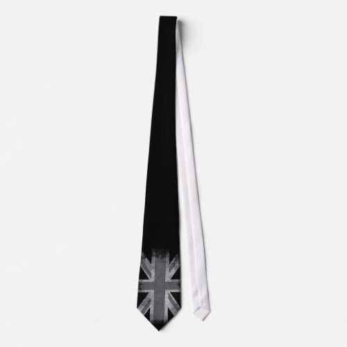 Vintage Grunge UK Flag Neck Tie