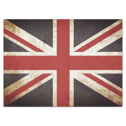 Vintage Grunge UK Flag Union Jack Tissue Paper