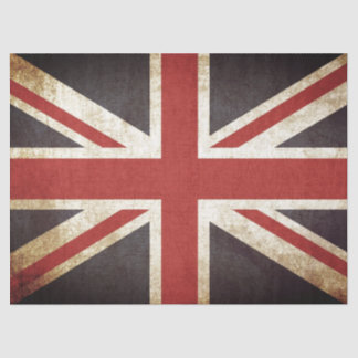 Vintage Grunge UK Flag Union Jack Tissue Paper