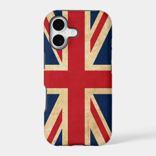 Vintage Grunge United Kingdom Flag Union Jack iPhone 17 Case