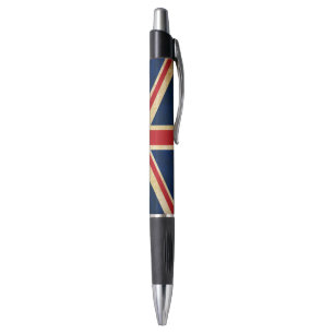 Vintage Grunge United Kingdom Flag Union Jack Pen