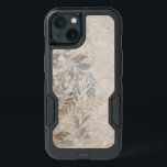 Vintage Grungy Embossed Foliage iPhone 13 Case<br><div class="desc">Richly textured design in marbled gray and antique rust shades featuring swirling antique leaves on a grungy embossed ornate neutral background. Note:  Sculpted,  engraved,  embossed and dimensional effects,  layered,  aged or eroded appearance,  textures and shadows achieved digitally. Actual product has a flat surface.</div>