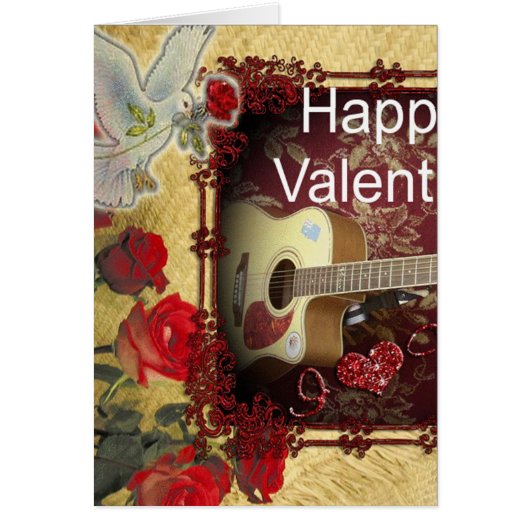Vintage Guitar: African Brown Beauty Valentine Day (Front)