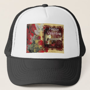 Vintage Guitar: African Brown Beauty Valentine Day Trucker Hat