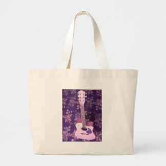 Vintage Guitar: African Vibe Style Dream Large Tote Bag