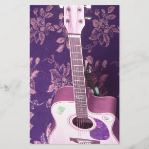 Vintage Guitar: African Vibe Style Dream Stationery