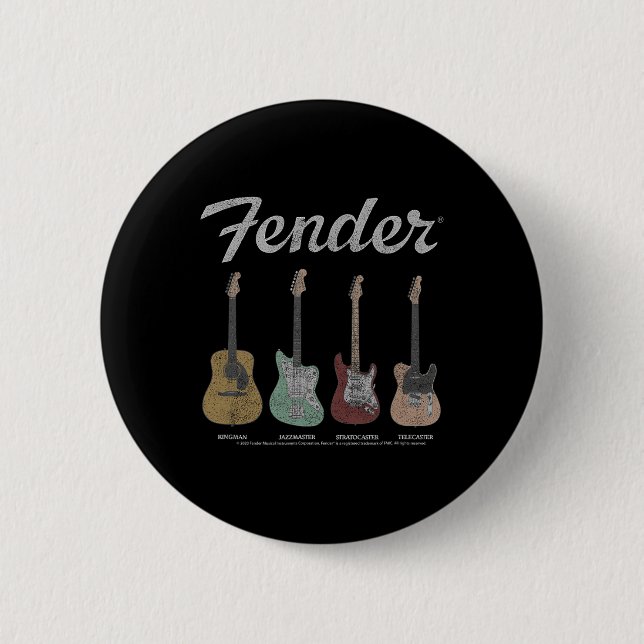 Vintage Guitar Lineup  Button (Front)