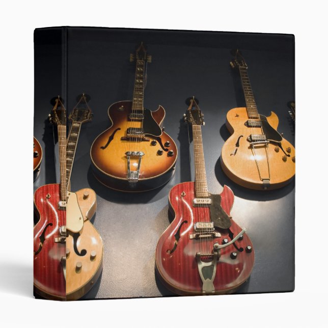 Vintage Guitars 3 Ring Binder (Front/Spine)