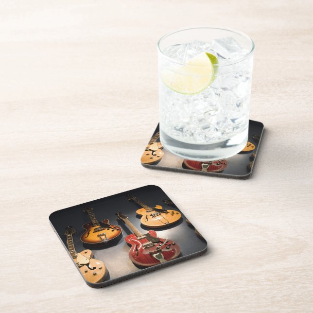 Vintage Guitars Drink Coaster (Right Side)