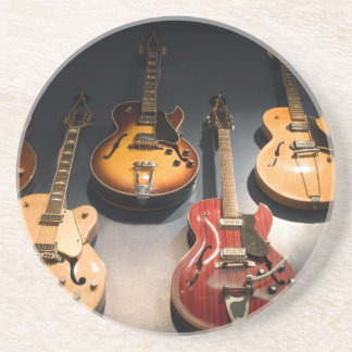 Vintage Guitars Drink Coaster