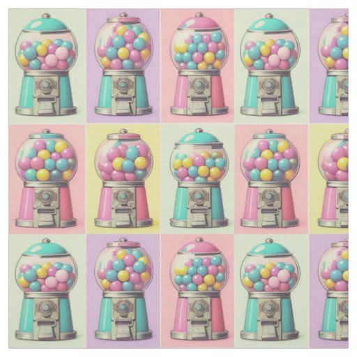 Vintage Gum Machine Fabric